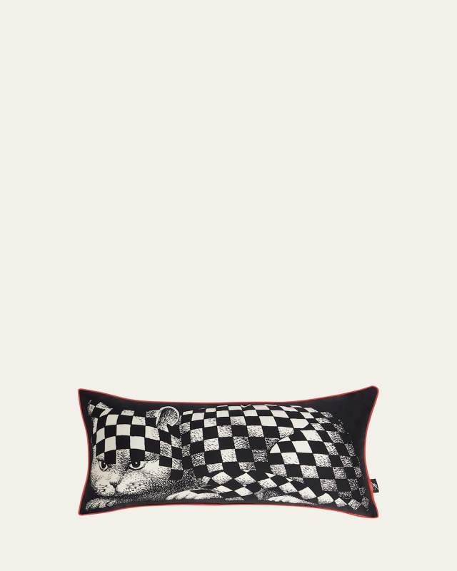 High Fidelity Printed Cushion, 11.7" x 23.4"
